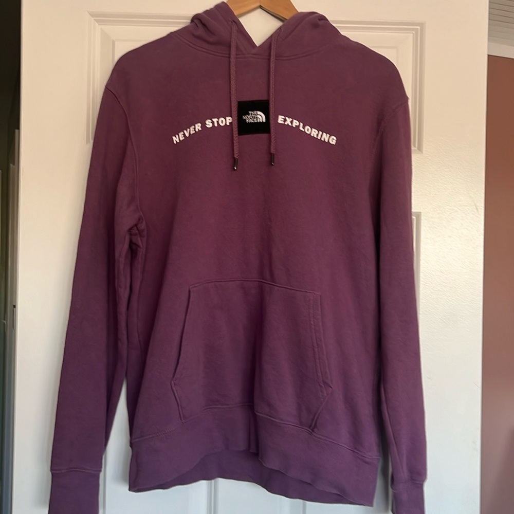 The North Face hooded sweatshirt